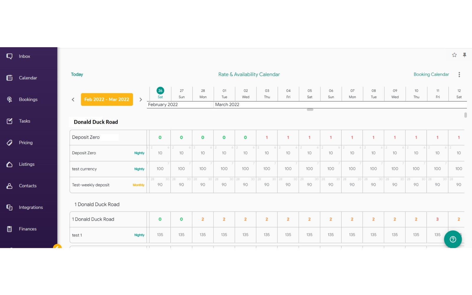 Zeevou - Short Term Rental Software Screenshot